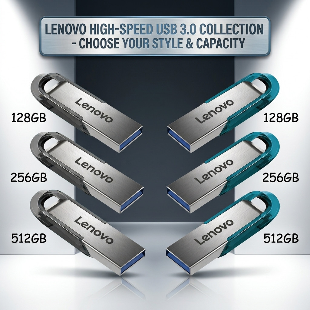 USB Type-A Flash Drive Metal Memory Stick High Speed USB Drive 128GB 256GB 512GB