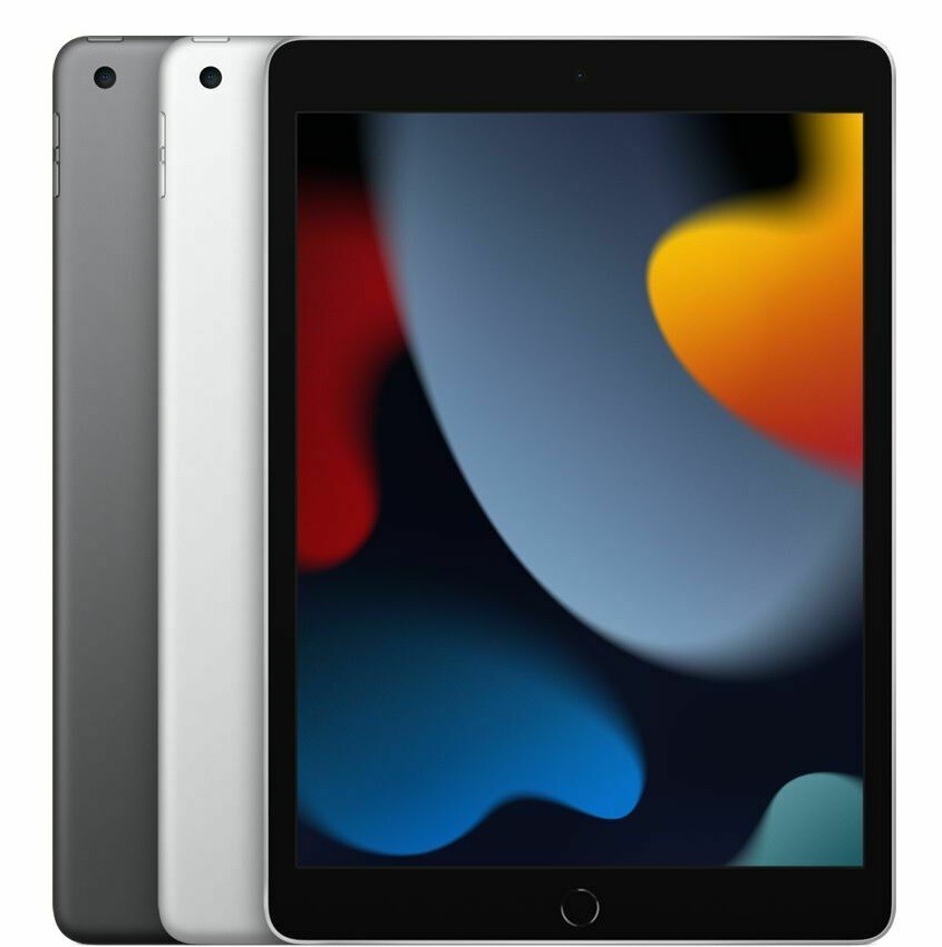 Apple iPad 9th gen 2021, 64GB Wi-Fi 10.2″ Touch ID – GRAY SILVER – Very Good