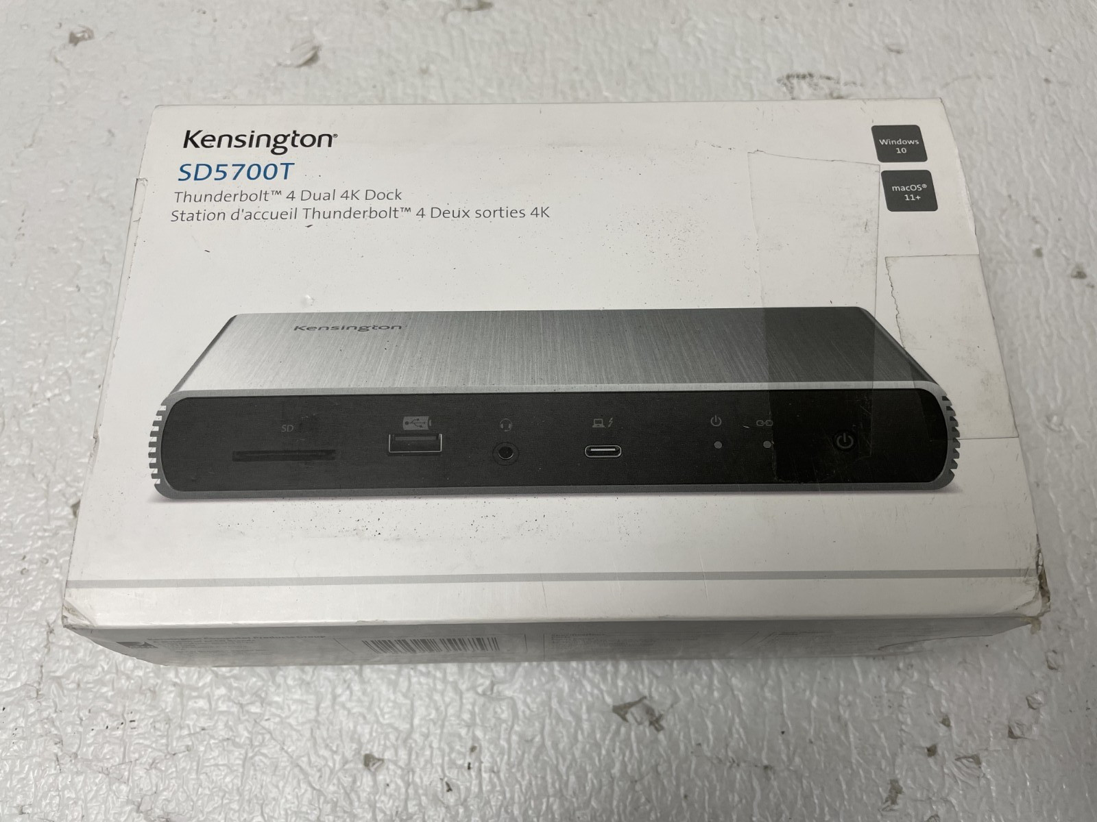 Kensington SD5700T Dual 4K 90W PD Thunderbolt 4 Docking Station
