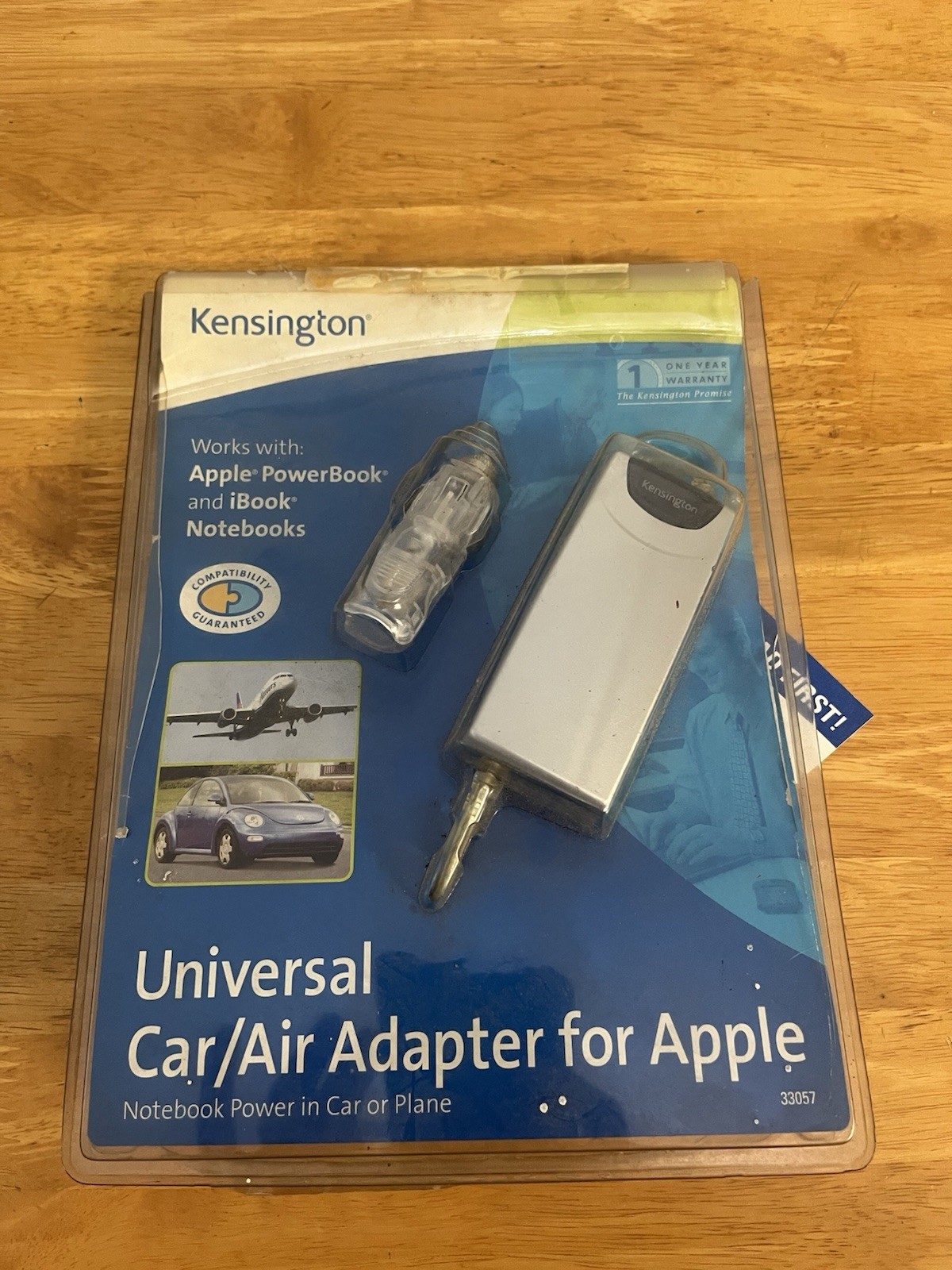 Kensington 33057 Car / Airplane Air Universal Laptop Power Adapter for APPLE
