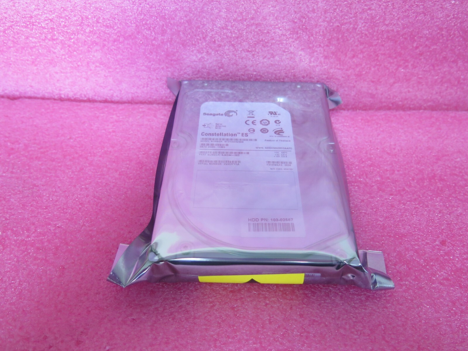 Seagate Constellation ES 1TB 7.2K SAS Hard Drive ST31000424SS