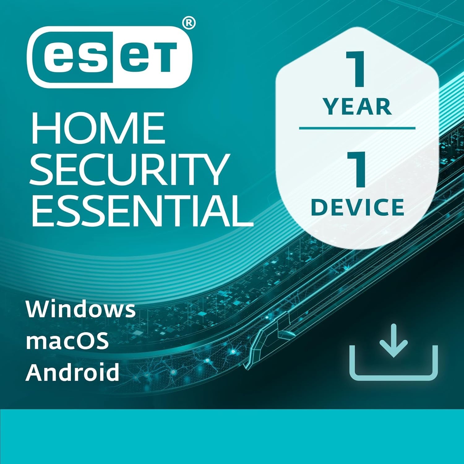 ESET HOME Security Essential 2025 1, 3, 5, 10 Device 1 or 2 Yr Antivirus Digital