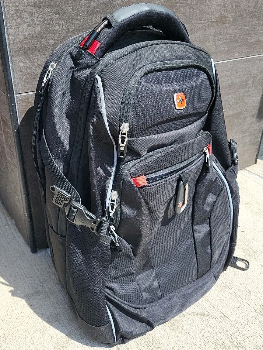 SWISSGEAR The Stride ScanSmart Laptop Backpack Black New Without Tags