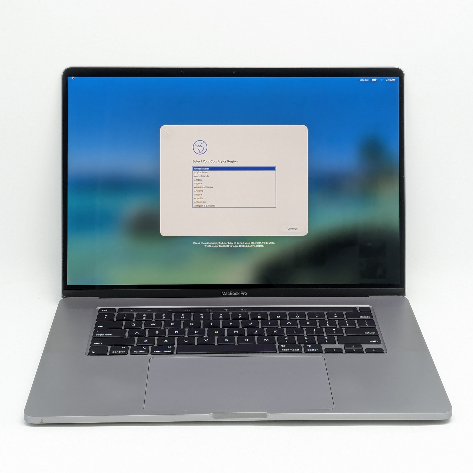 Apple MacBook Pro 2019 16″ i9-9980HK 1TB SSD 32GB RAM Radeon Pro 5500M macOS