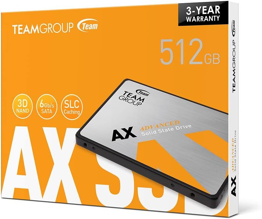 512Gb Ax2 Ssd Sata Iii Solid State Drive High Speed 3 Year Warranty