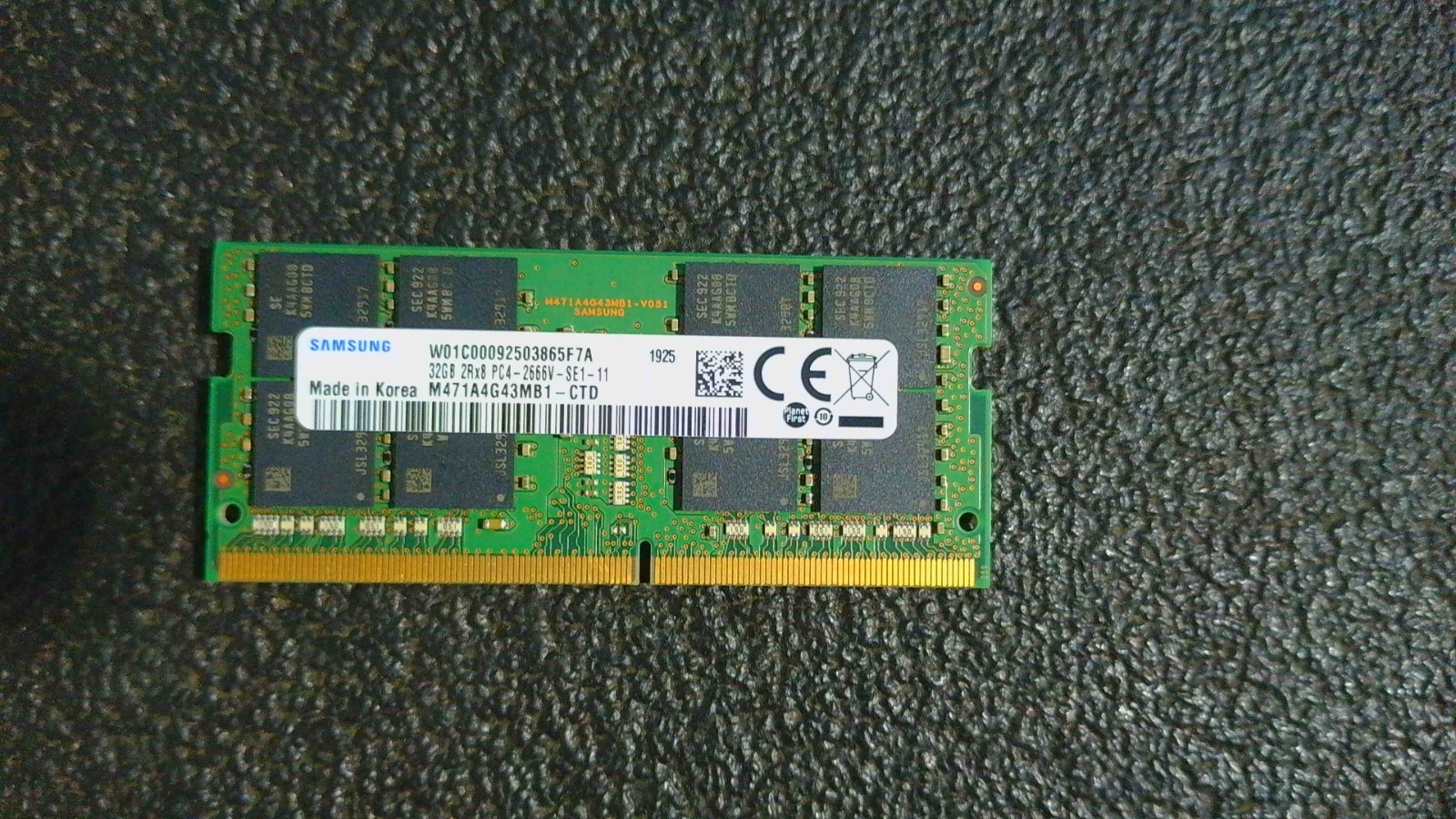 Samsung M471A4G43MB1-CTD SODIMM DDR4 Memory 32GB RAM