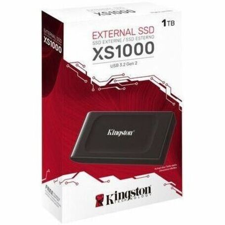 Kingston XS1000 1 TB Portable Solid State Drive – External (sxs1000-1000g)