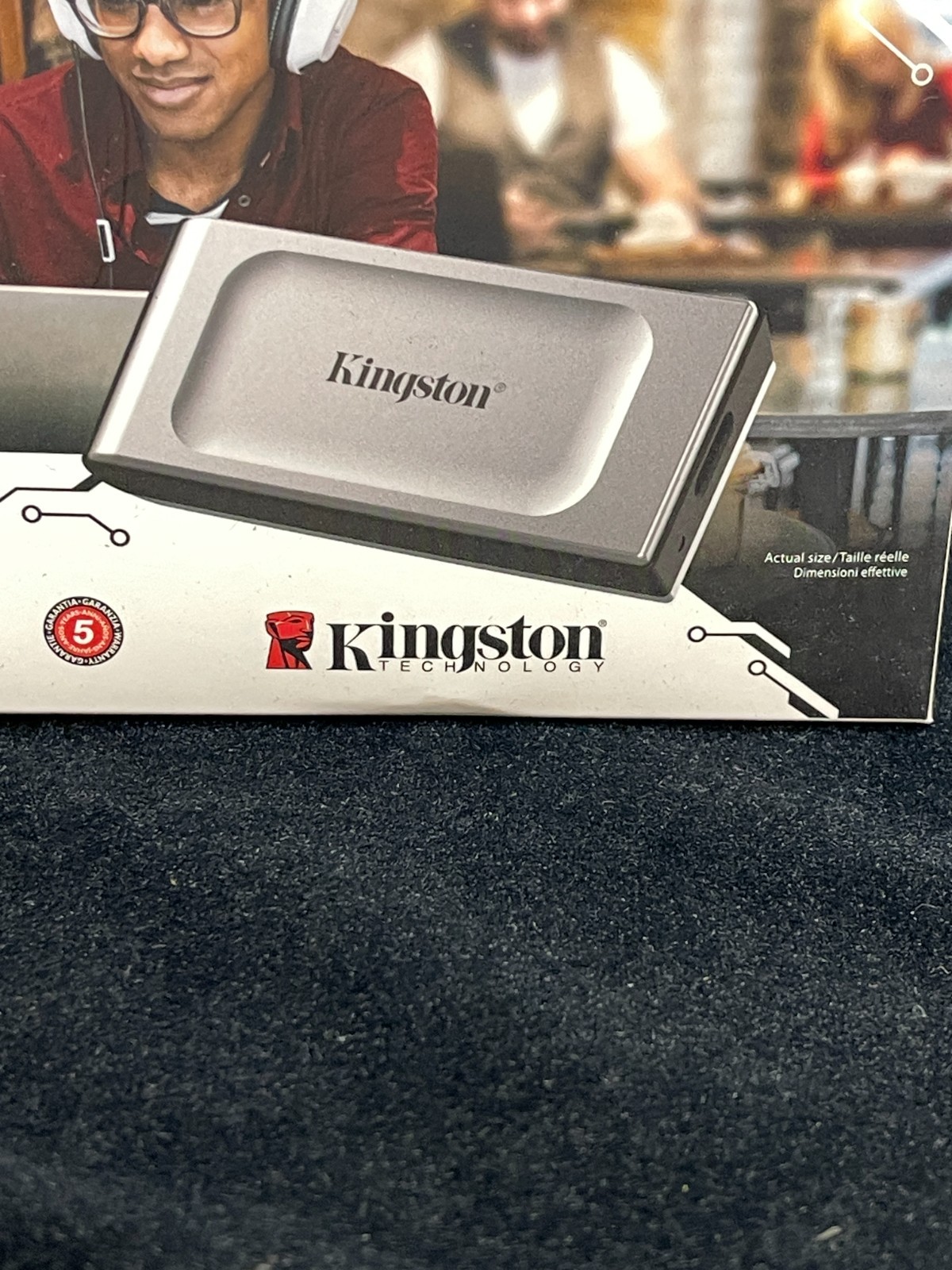 Kingston XS2000 Read/Write 500GB Storage Pocket-Sized External Portable SSD