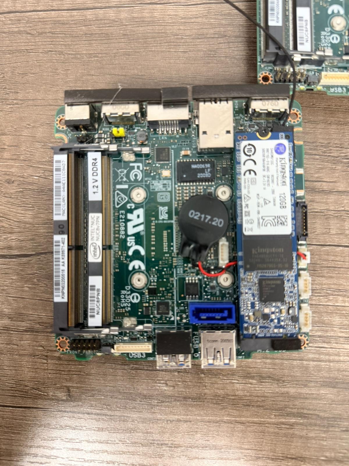 i7-8 GEN PROCESSOR – Intel NUC NUC8v7PN CPU: i7-8665U Storge: Kingston 120GB SS