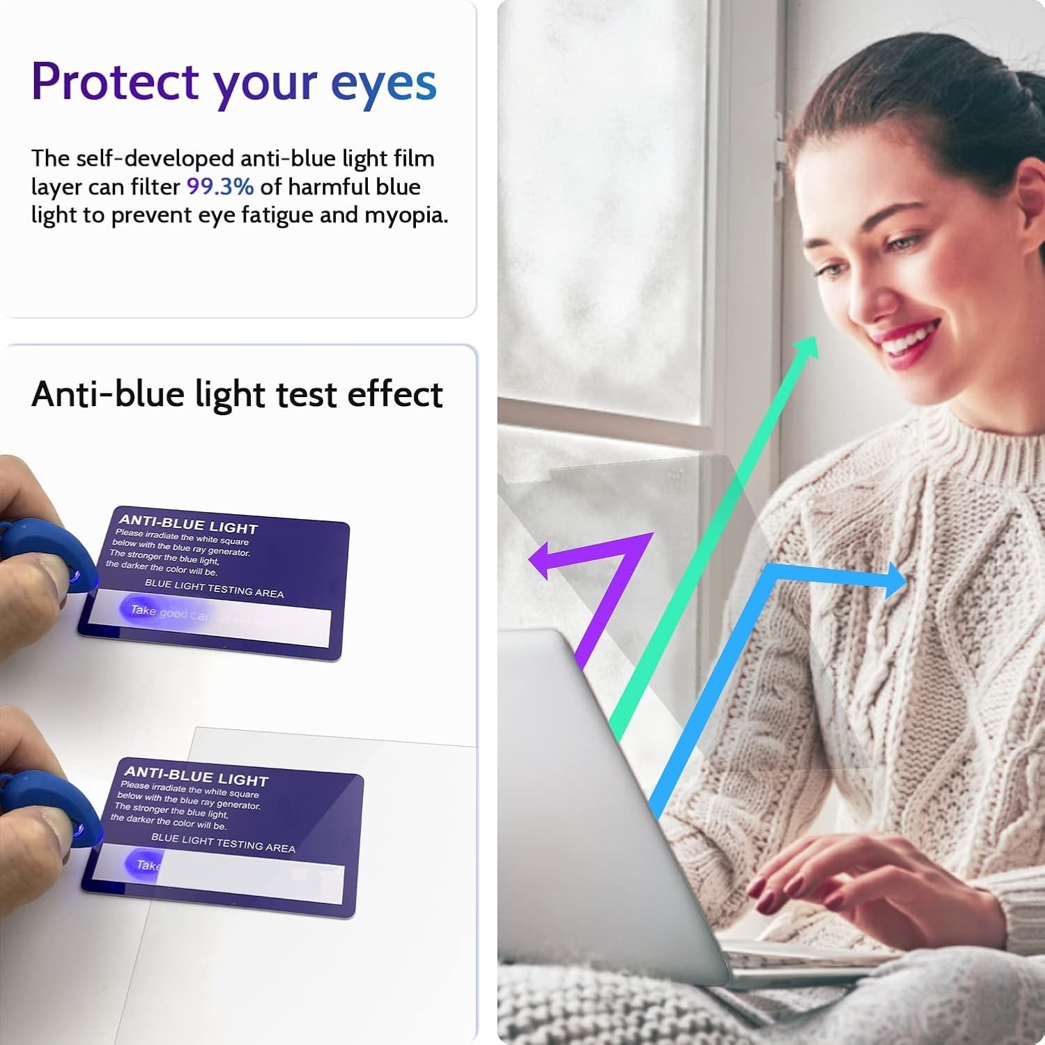 Ultimate Eye Protection: 3-Pack Blue Light Screen Protectors for MacBook Pro 16″