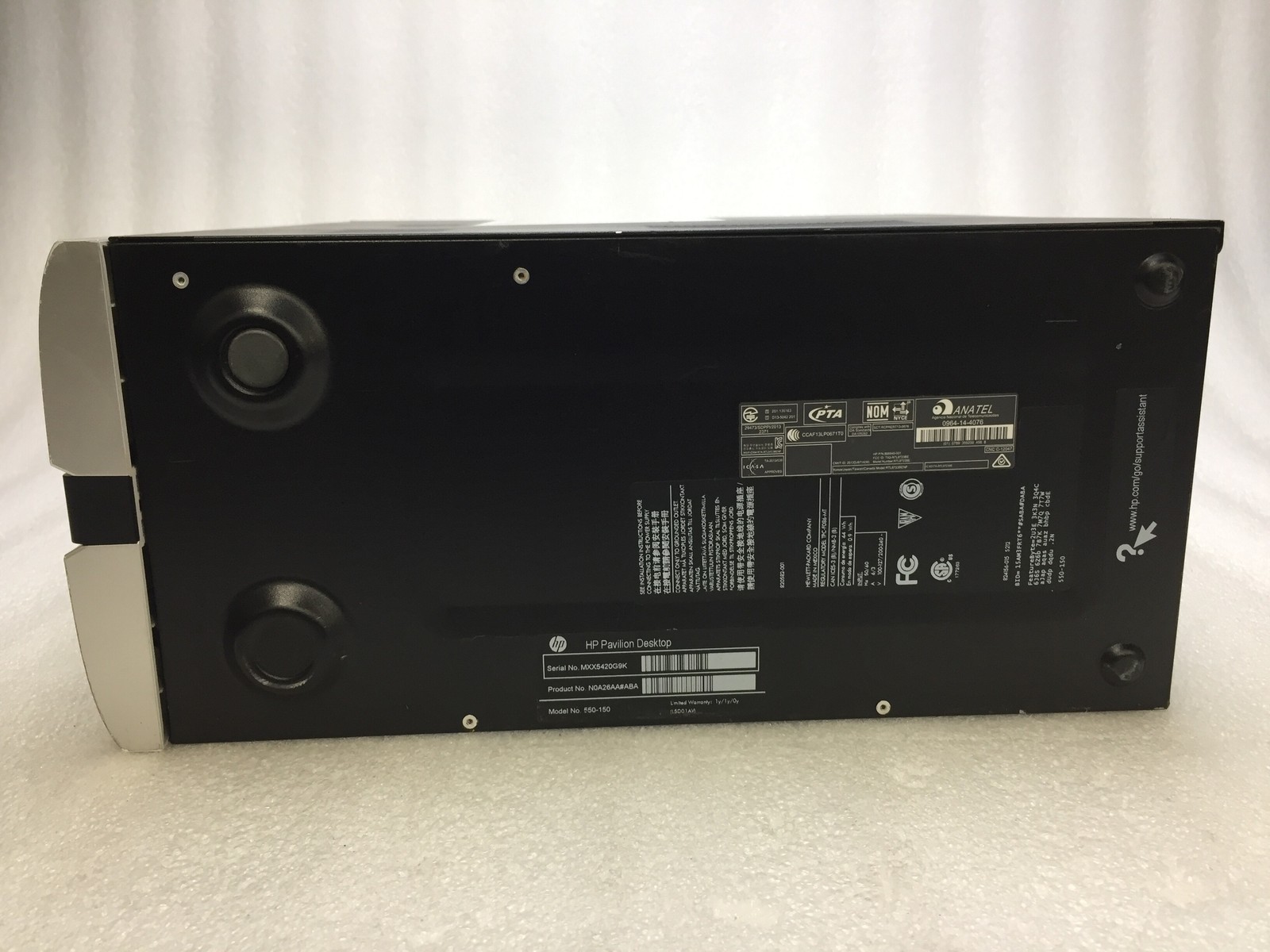 HP 550-150 Core i5-6400 2.7GHz 8GB RAM NO HDD NO OS Fair Mid Tower