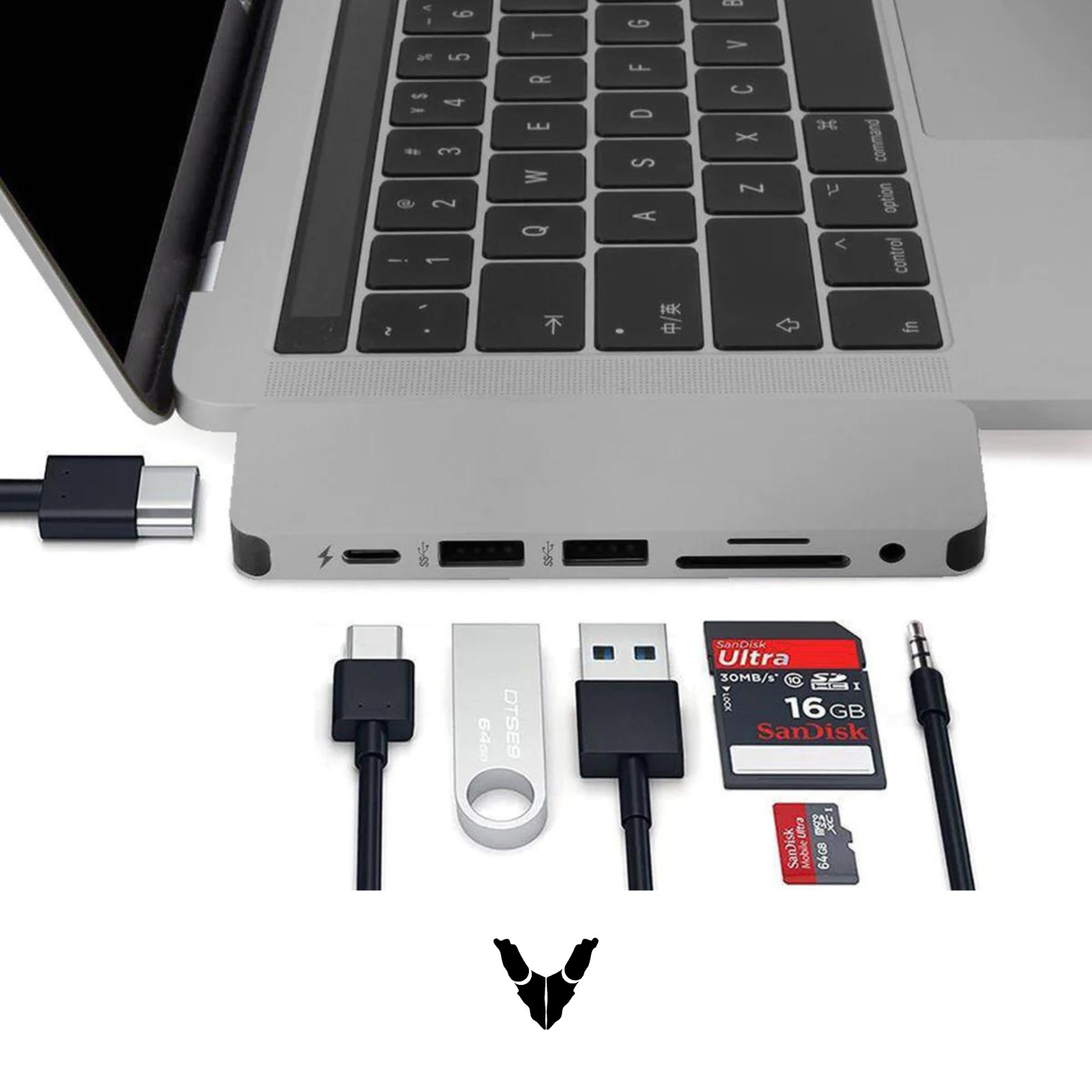 Hyper – HYPERDRIVE SOLO 7-in-1 USB-C Hub – Space Gray