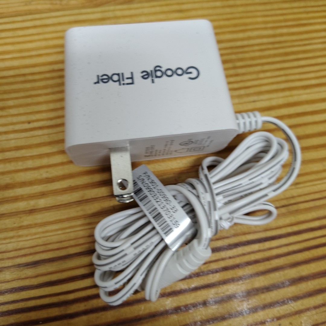 Google Fiber Switching Power Supply SW-0038D / SW-8916 Barrel Connector