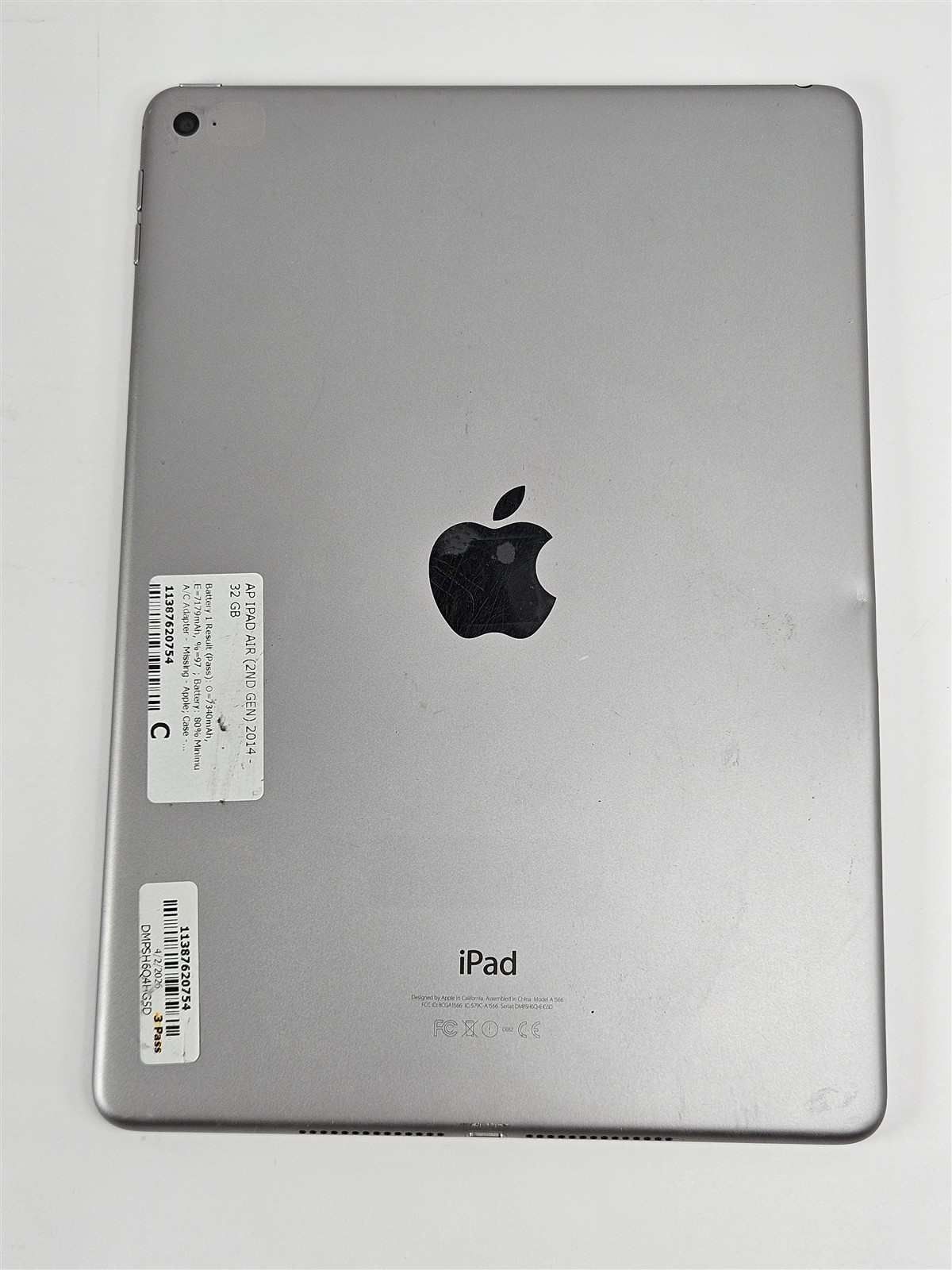 Apple iPad Air 2 9.7″ 32GB Wi-Fi Only A1566 Space Gray Tablet