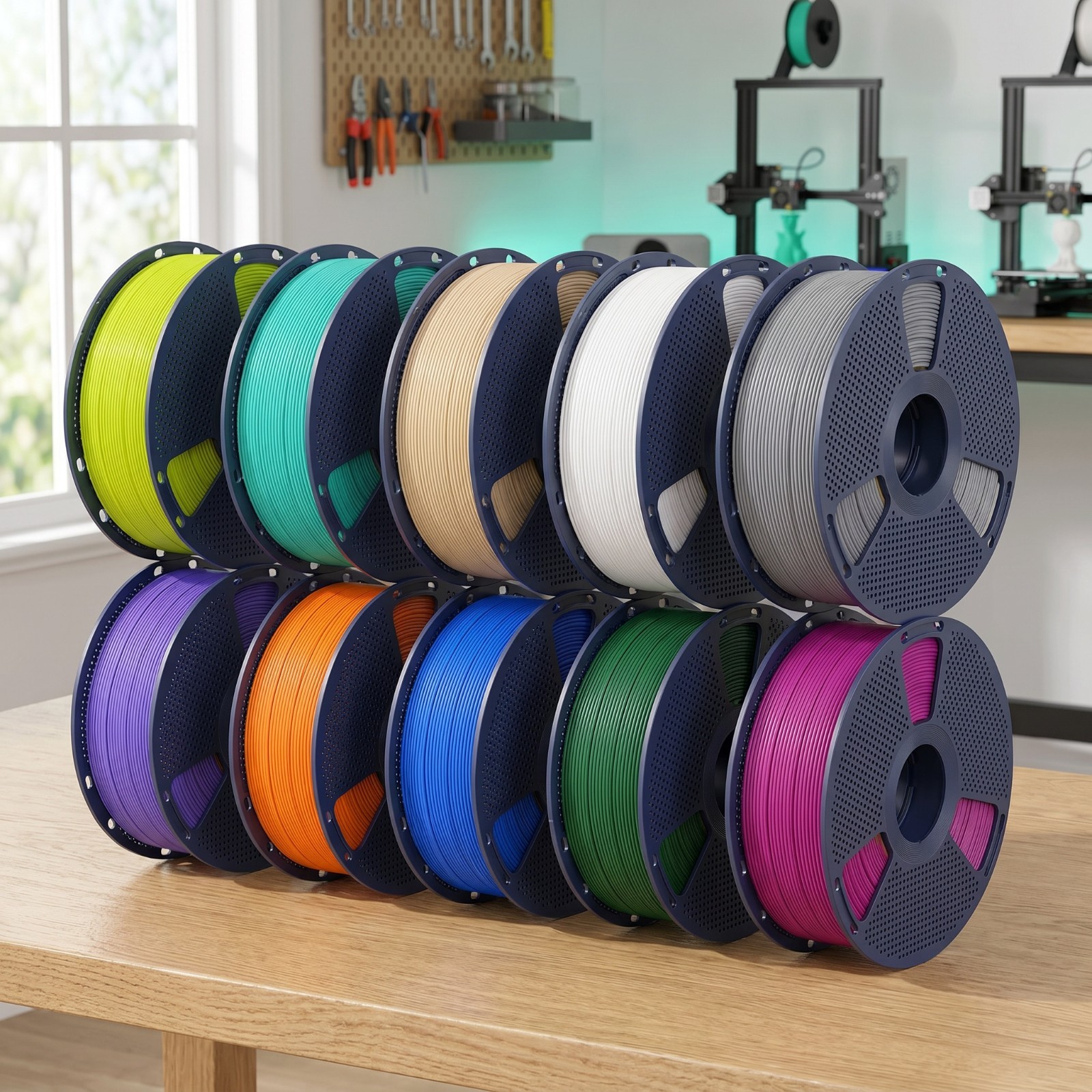 [Buy 6 Get 4 Free] SUNLU Matte PLA/ PETG Filament 1kg 1.75mm 3D Printer Filament