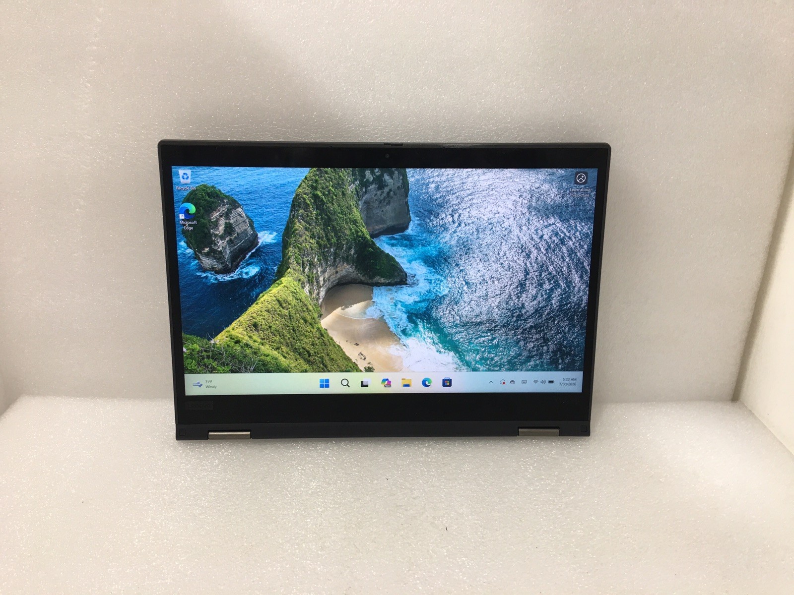 Lenovo Thinkpad X390 Yoga 13.3” Touchscreen 128gb Nvme Win 12 i5-8265u 4Core