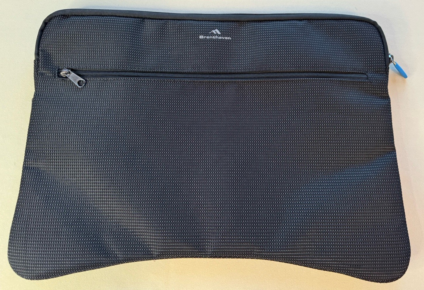 Brenthaven Laptop Sleeve Case Google Logo Black Blue Padded 9076001 EUC