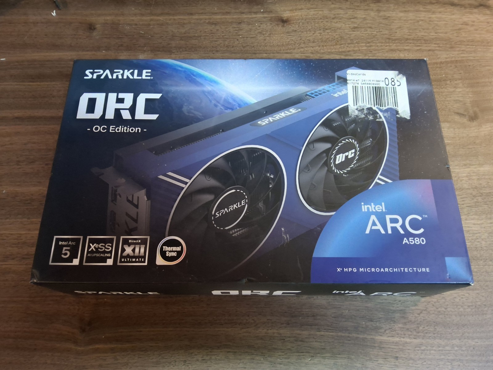 Sparkle ORC OC Edition Intel Arc A580 8GB GDDR6 Graphics Card