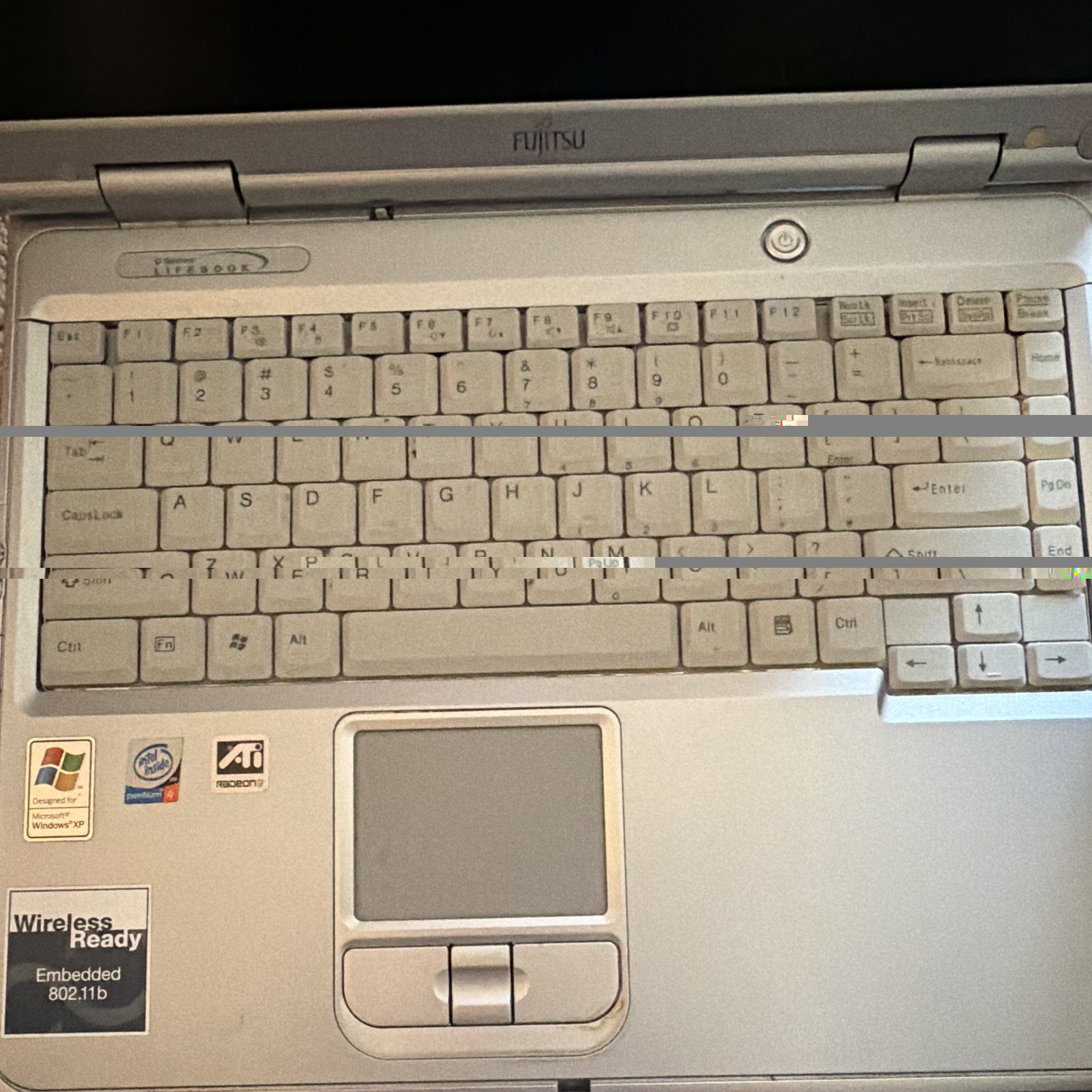 Fujitsu LifeBook 14″ Silver Win XP Pentium M 1.7GHz 512MB 60GB ATI Wi-Fi