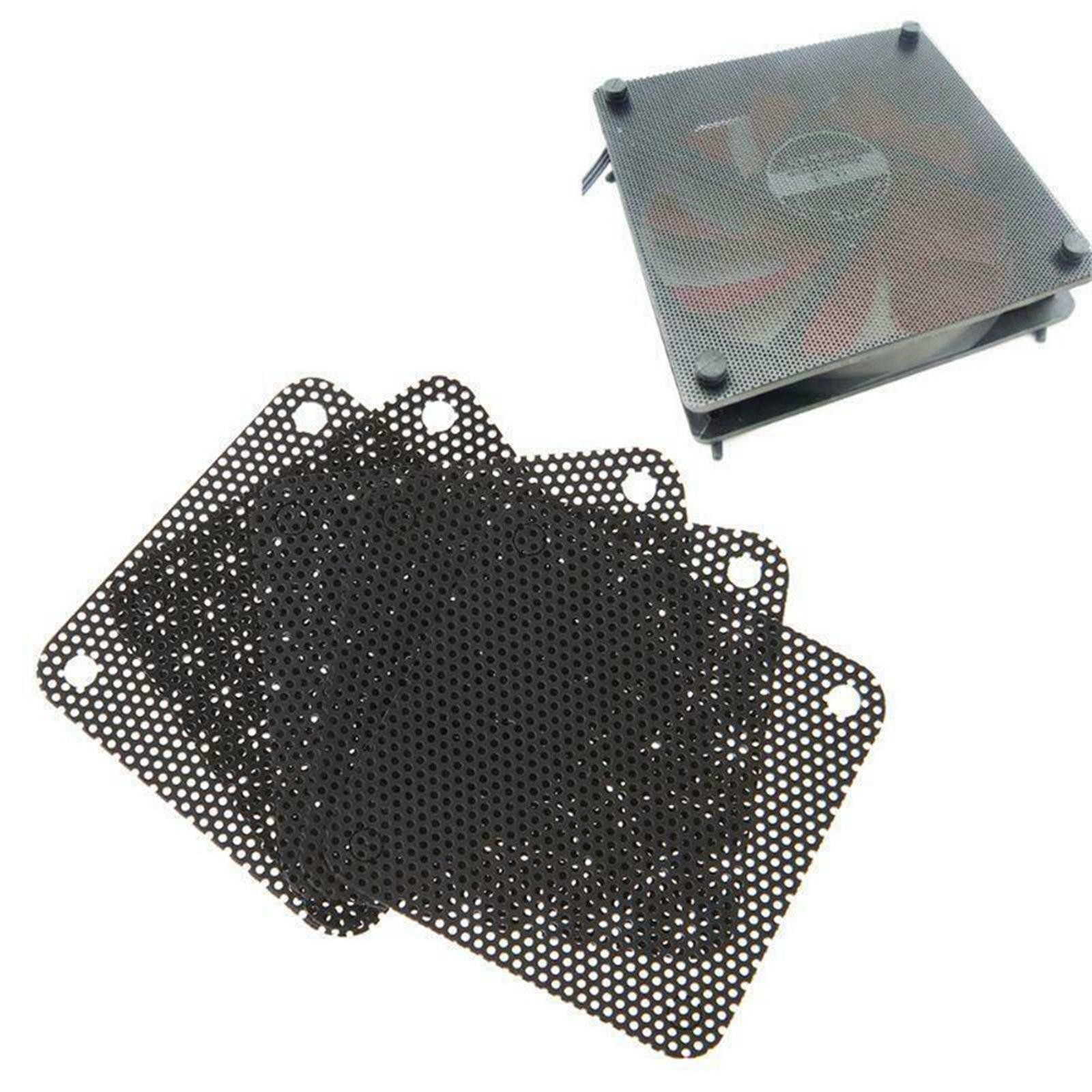 20pcs 40mm PVC Fan Dust Filter PC Dustproof Case Cuttable Computer Mesh Cover