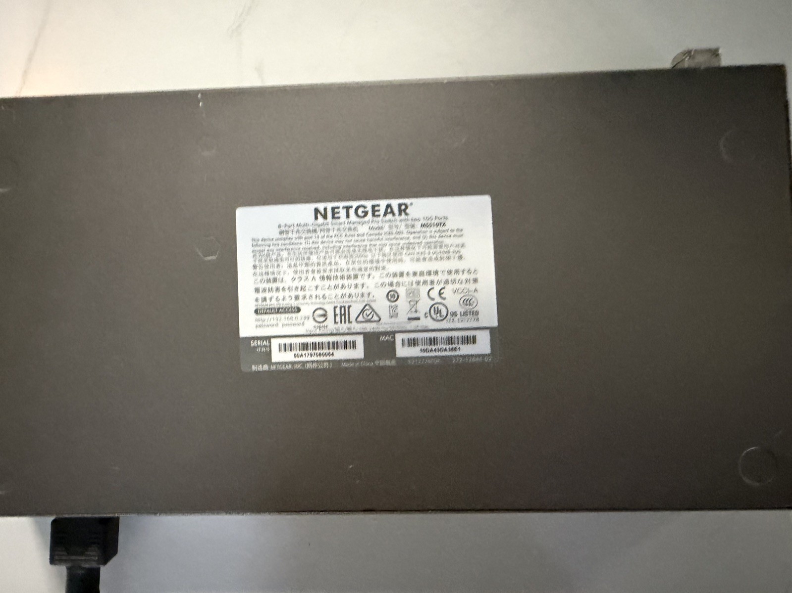 Netgear MS510tx