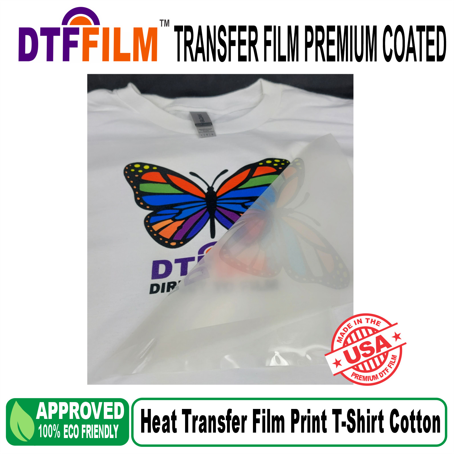 A4 DTF Transfer Film – Professional Grade Sheets (8.3″ x 11.7)