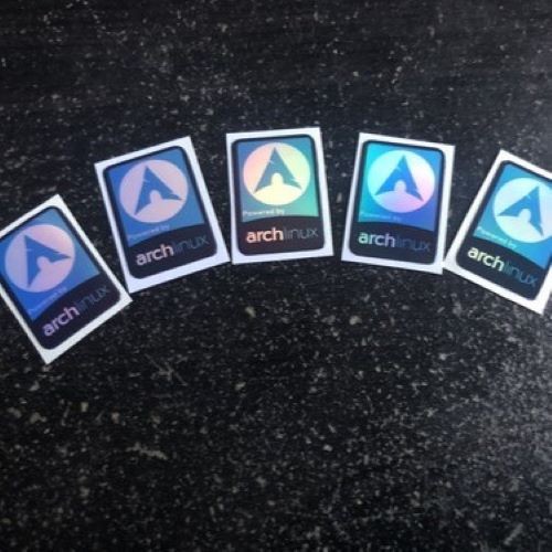 Custom Laptop, Desktop or Server Badge – Set of 12 (Build Your Own Linux Badge)