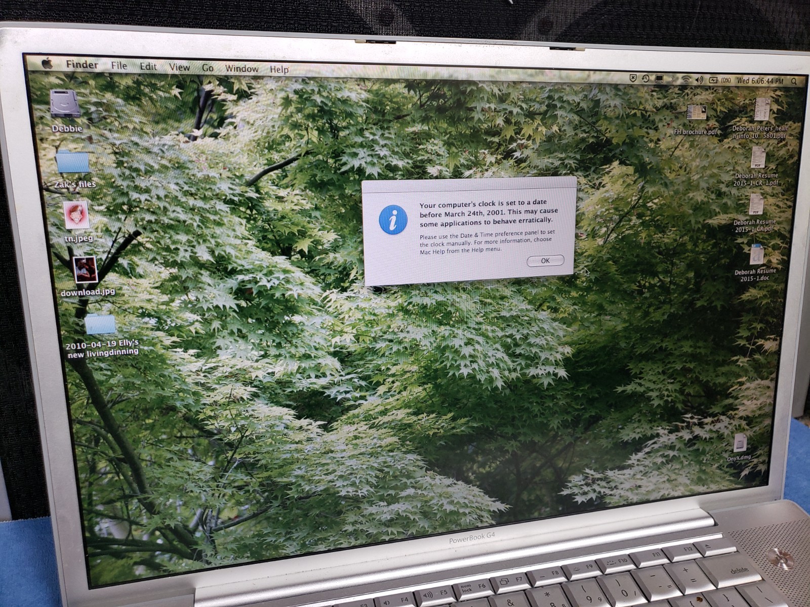 2003 Apple PowerBook G4 A1052 17″ (1.33 GHz, 2GB RAM) *AS IS READ DESCRIPTION*