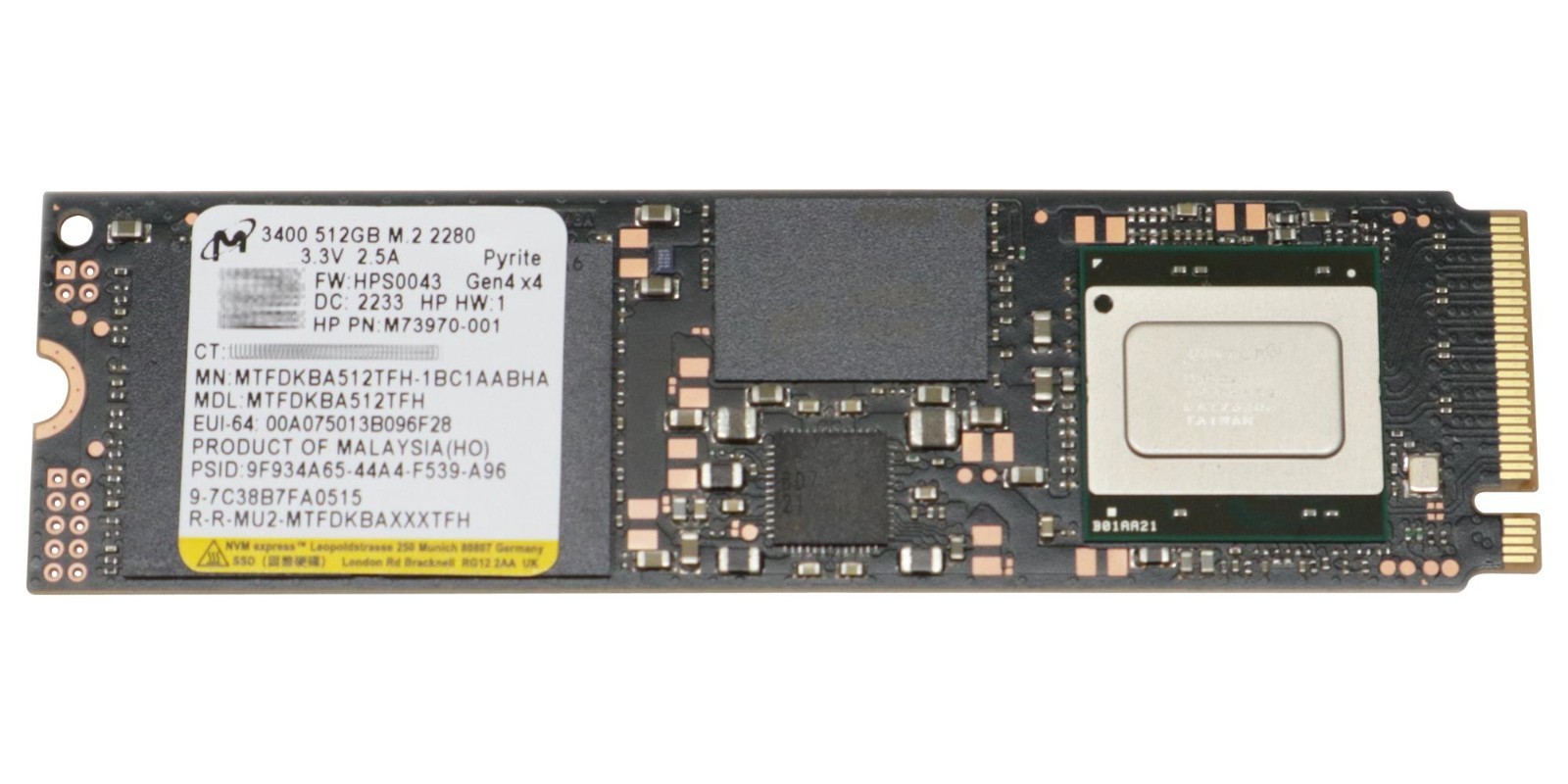Micron 3400 1TB NVMe M.2 Gen4 SSD | RESERVED