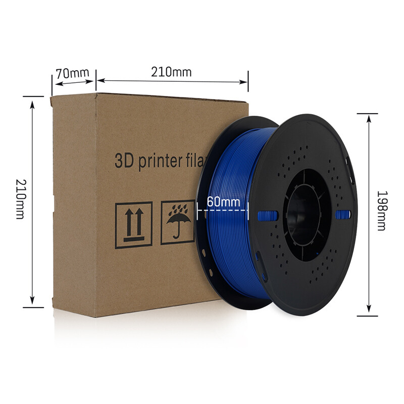 1KG 1.75mm PLA PETG Matte PLA 3D Printer Filament Spool Printing 1KG/2.2lbs Mix