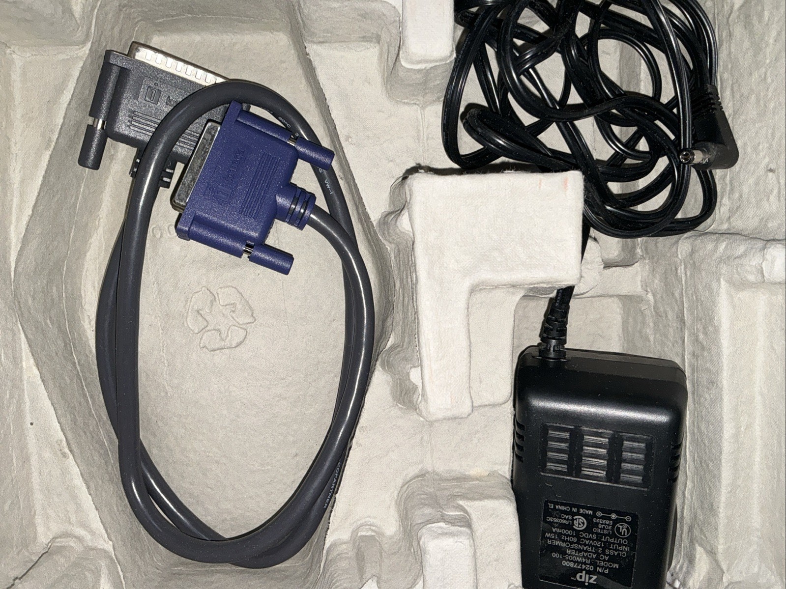 Iomega 100MB External Zip Drive Parallel Port 10919 New OPEN BOX tested Works Pe