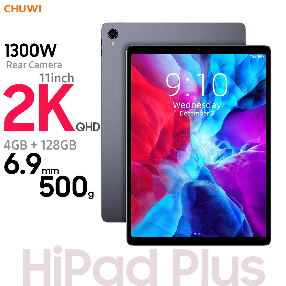 CHUWI Hipad Plus 11 Inch Android Tablet, Octa Core MT8183, 4GB RAM 128GB Storage