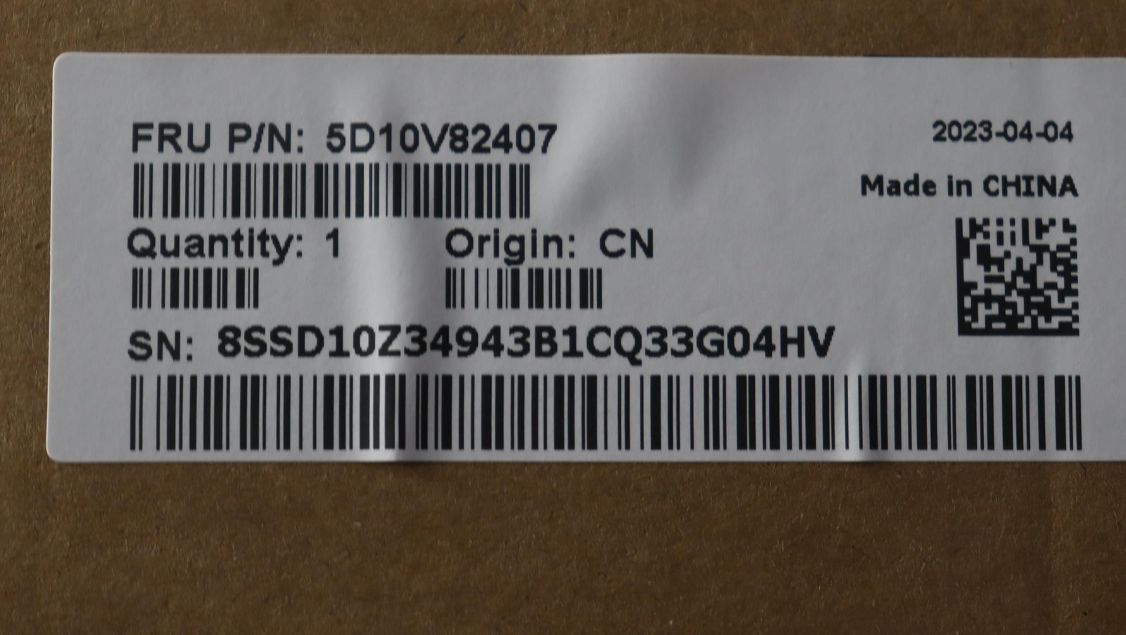5D10V82407 FRU BOE NV160WUM-N43 V8.0 16.0