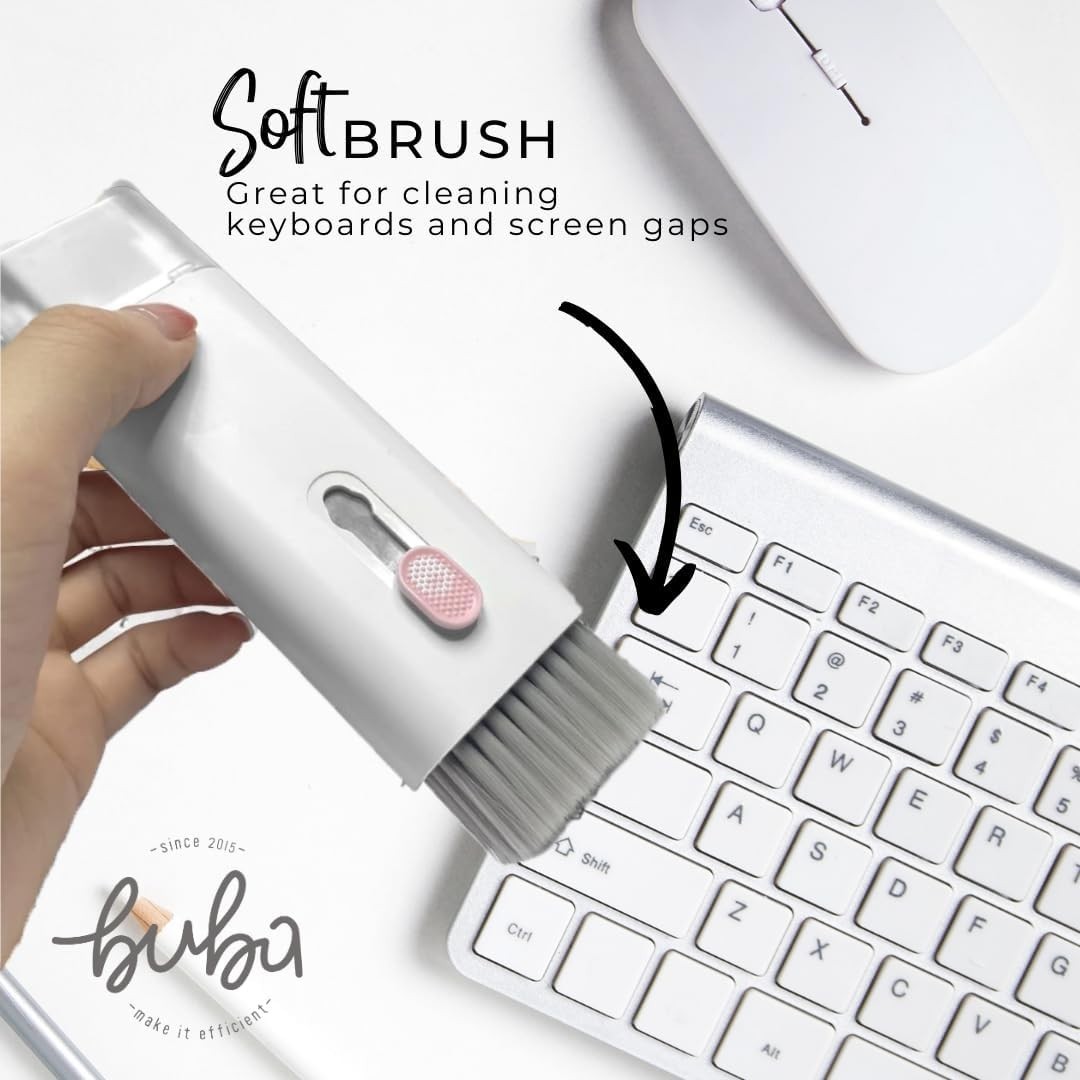 BUBA 7-in-1 Electronic Cleaning Kit with USB Desktop Vacuum – Multi-Device Clean