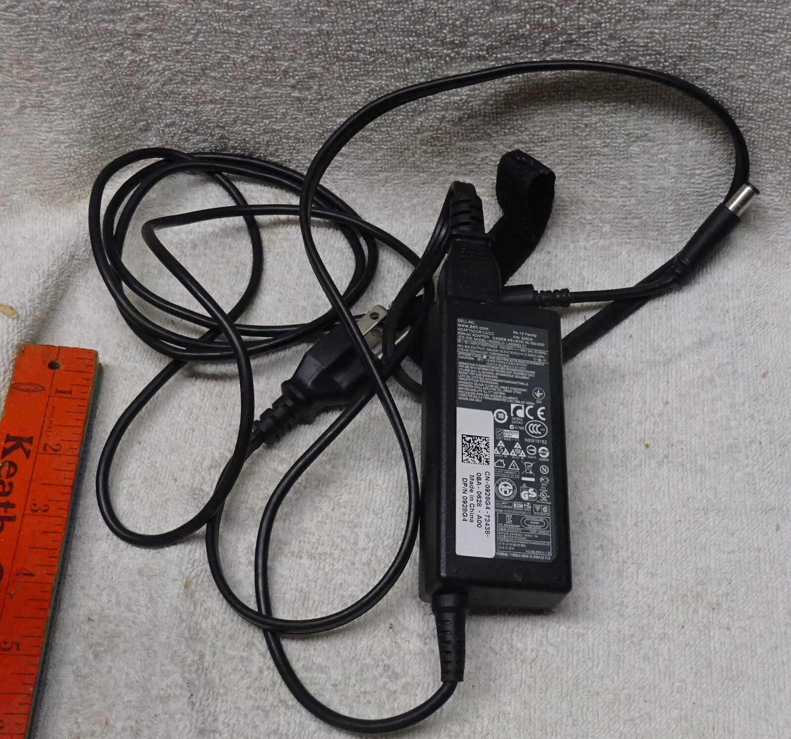 * Vintage – DELL Inc – AC Adapter – 65 Watts – UNTESTED – READ please **