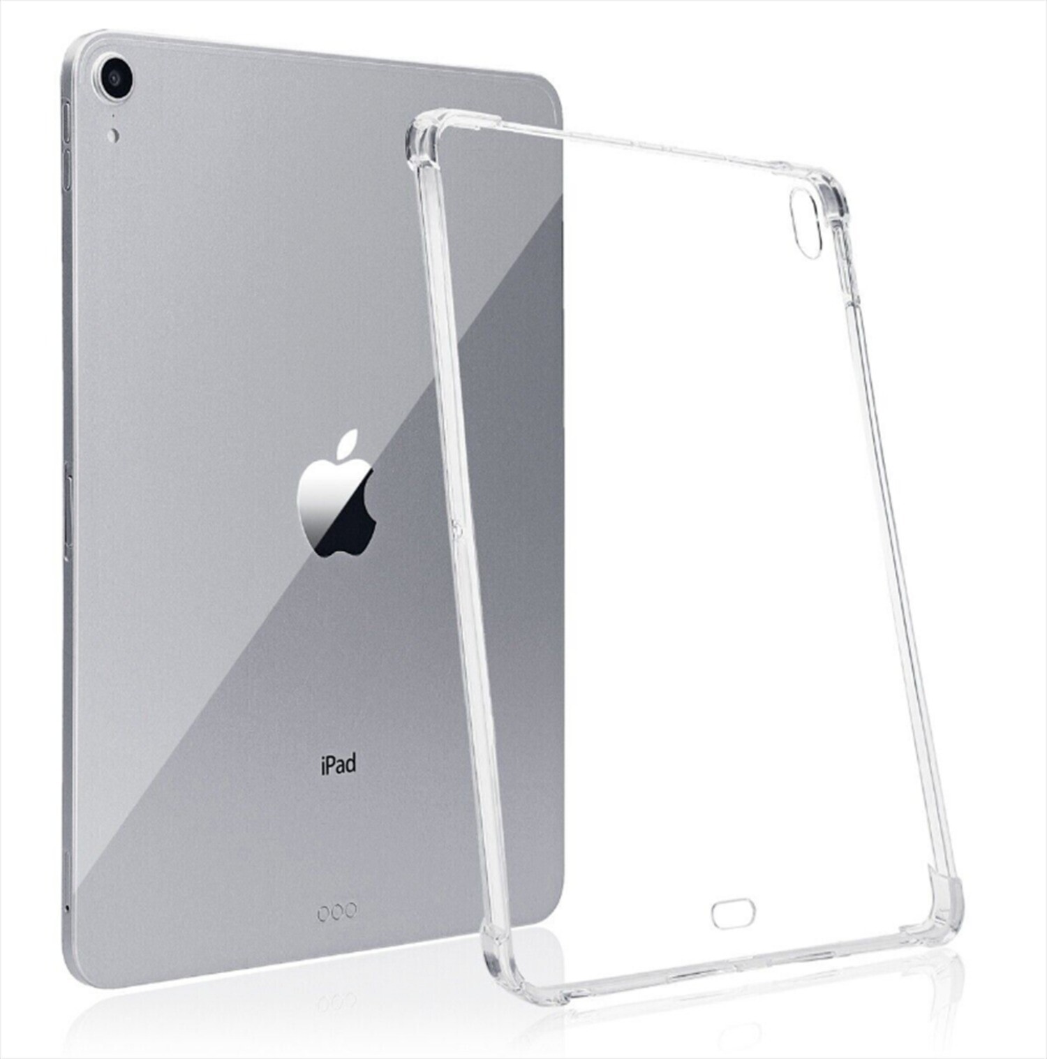 For iPad 2/3/4/5/6/7/8/9 Mini Pro 11 M4 Case Clear Soft Gel TPU Shockproof Cover