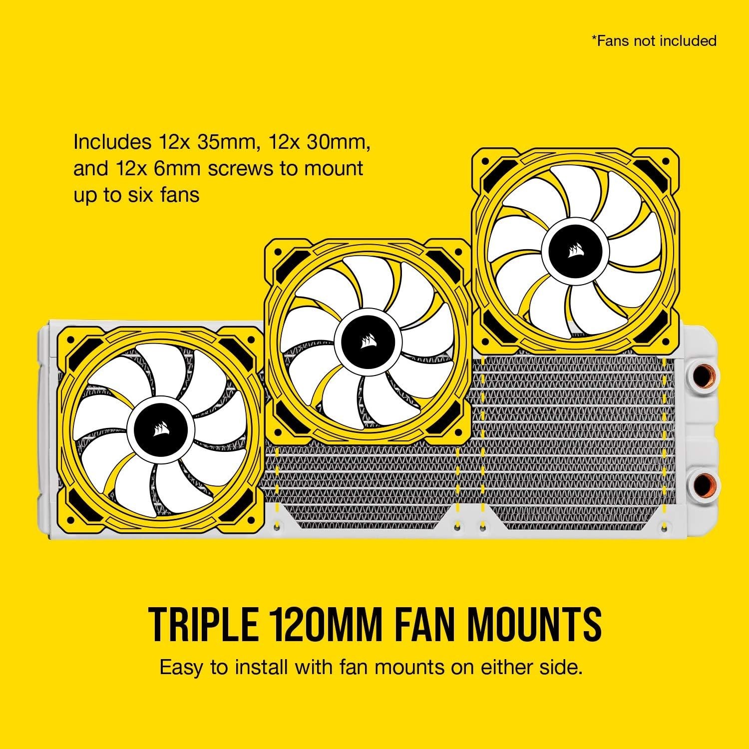 CORSAIR Hydro X Series XR5 360mm Water Cooling Radiator Premium Copper WHITE