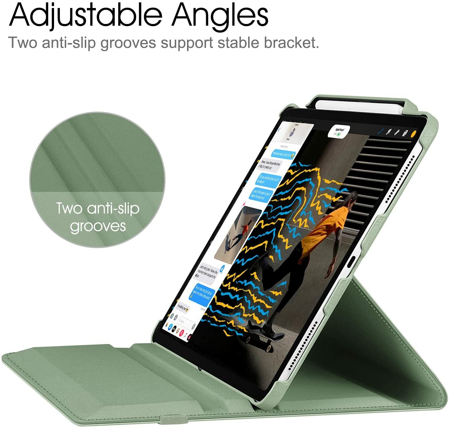360 Degree Rotating Case Stand Cover for Apple iPad 9th/iPad Pro 11 /12.9 2022