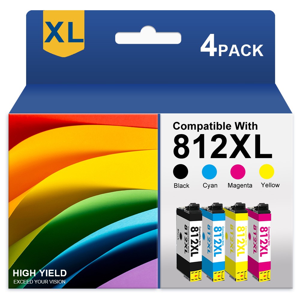 T812 XL 812XL Ink Cartridge For Epson WorkForce EC-C7000 WF-7310 WF-7820 WF-7840