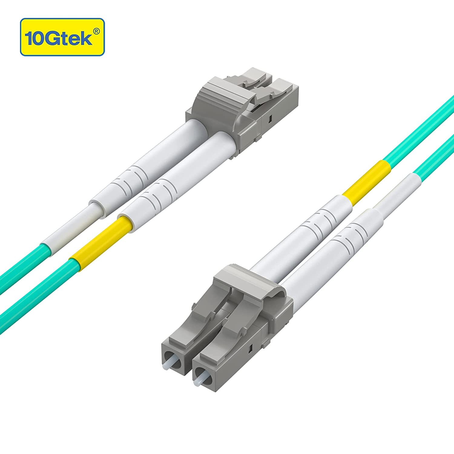OM3 LC to LC Fiber Optic Patch Cable Multi-Mode Jumper Duplex 0.2 ~ 100 meters