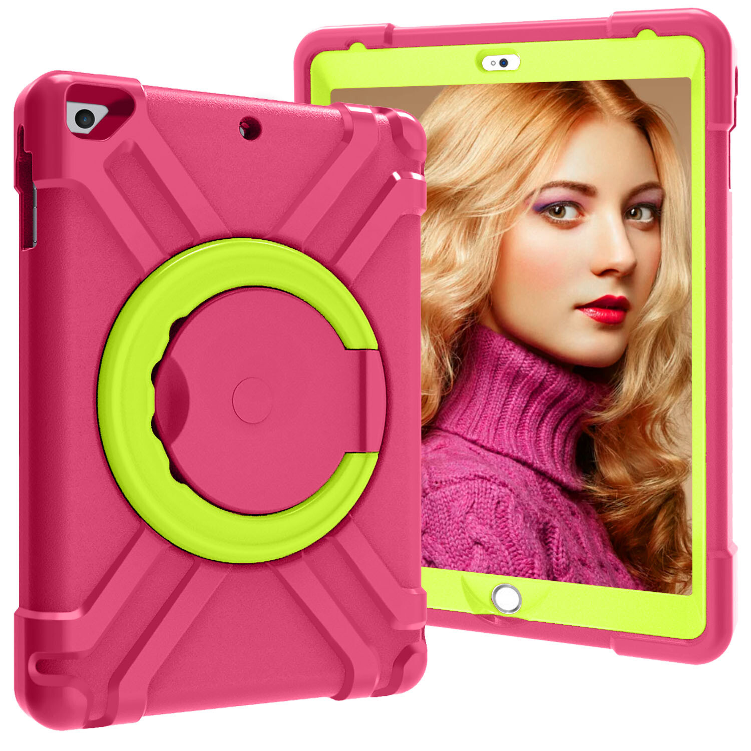 For iPad Pro 11-in 1st 2nd 3rd 4th Generation Shockproof Rotate Case Cover Stand