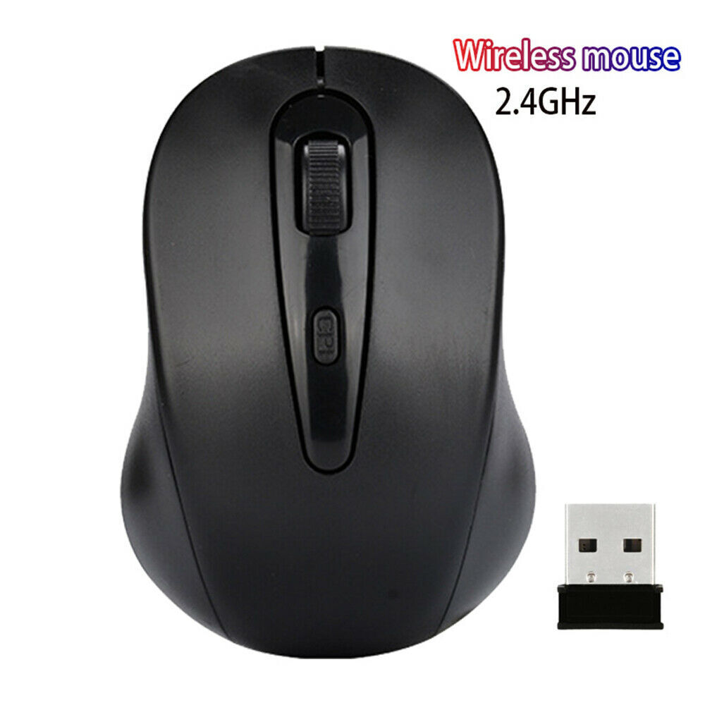 2.4G Wireless Mouse 1600DPI Adjustable Mini Optical Computer Mouse For Laptop
