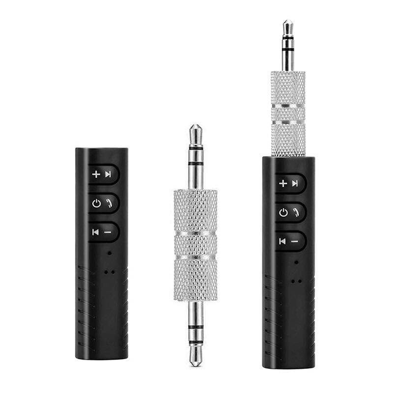 Wireless Bluetooth Receiver AUX 3.5mm Audio Stereo Music Hands Free Car Adapter