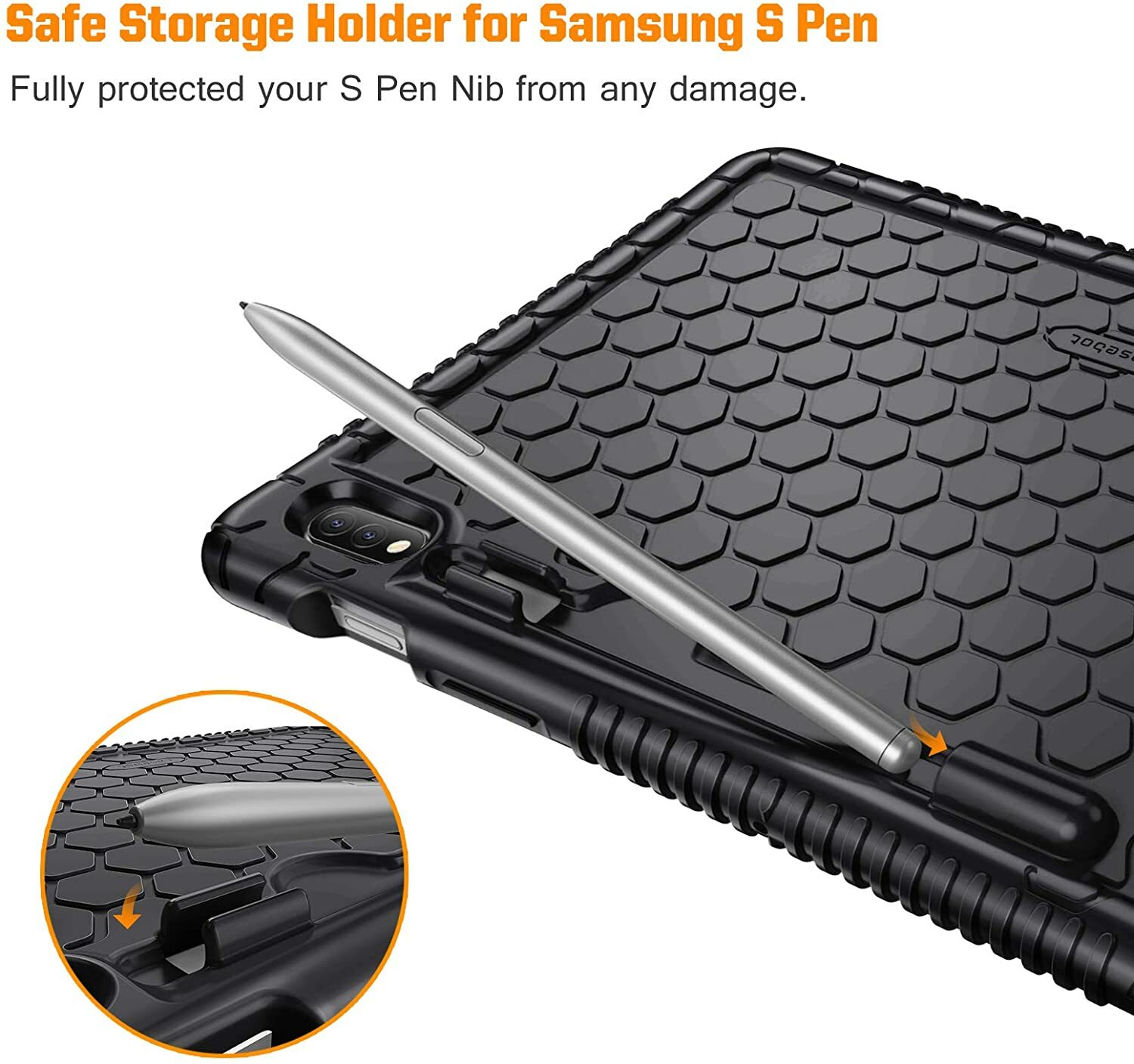 Silicone Case for Samsung Galaxy Tab S8 2022 /Tab S7 11 inch Shockproof Cover