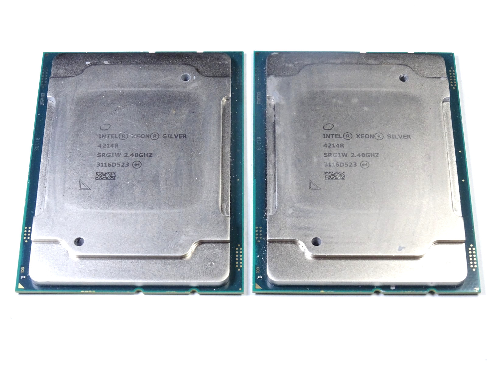 LOT OF 2 Intel Xeon Silver 4214R 2.40GHz Processors SRG1W