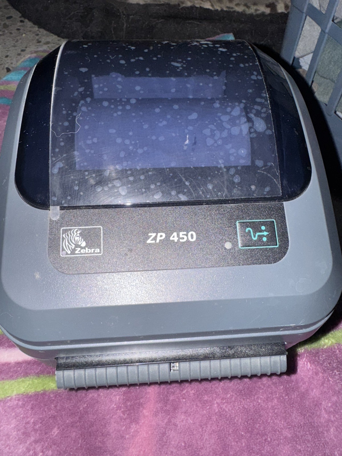 Zebra ZP 450 Thermal Label Printer USB 4×6 Shipping Label Printer Tested