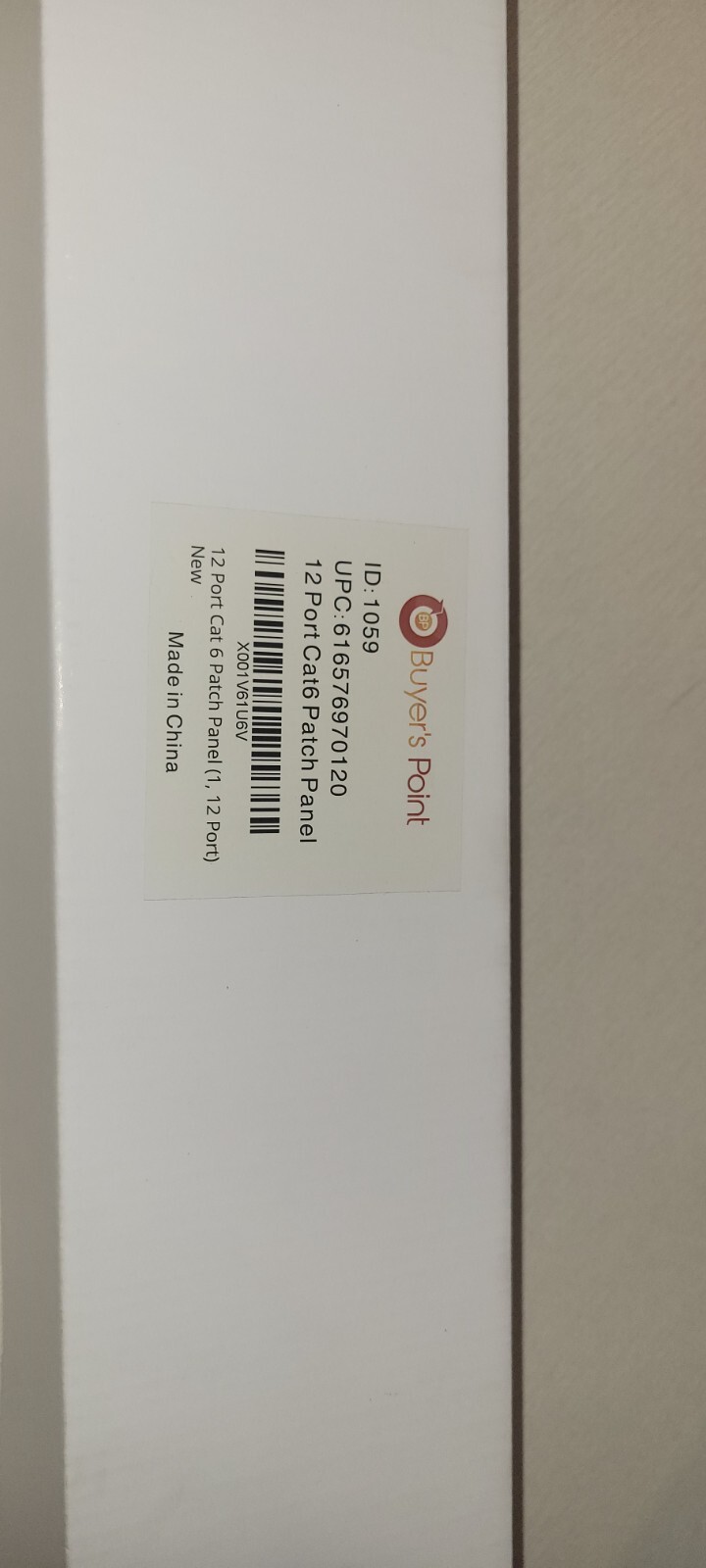 1 New 12 Port rack mount 1U Cat6 RJ45 Network Patch Panel, Buyer’s Point