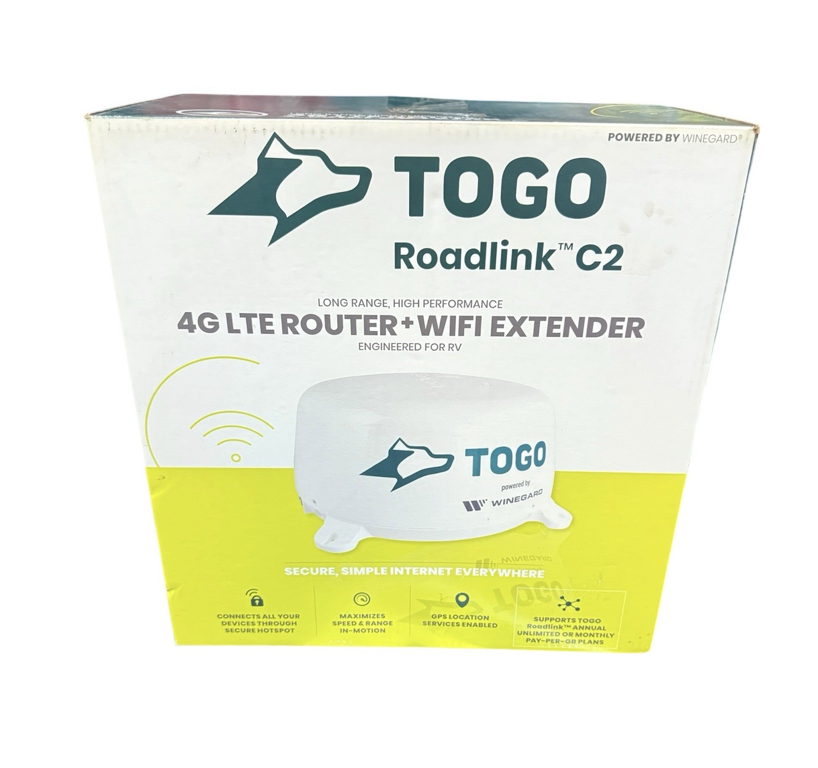 Winegard WF2-TH2 TOGO Roadlink C2 4G LTE Router / WiFi Extender