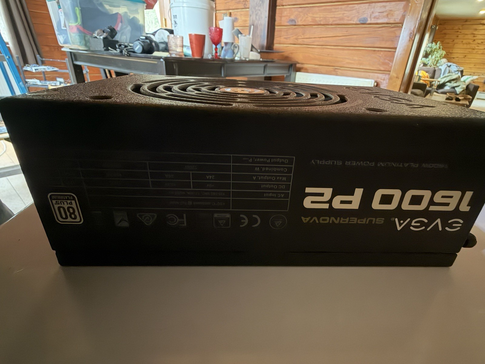 EVGA 1600 P2 SUPERNOVA PSU POWER SUPPLY UNIT 220-P2-1600 *MISSING SOME CABLES*