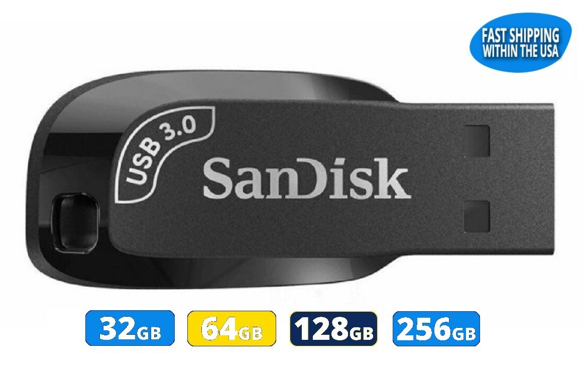 Sandisk 32GB 64GB 128GB 256GB Ultra Shift SDCZ410 Flash Drive Memory Stick Lot